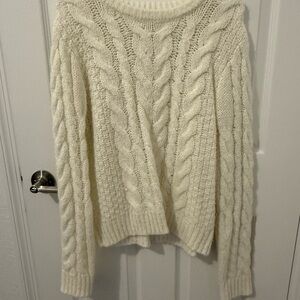 Miami Cable Knit Sweater - Cream